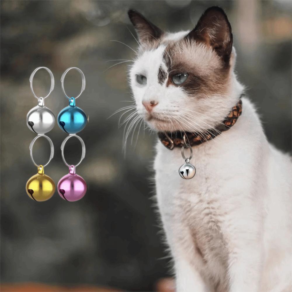 24Pcs Vintage Xmas Tree Hanging Bells 14mm Cat Collar Bell Pet Pendant Christmas Bell Wind Chimes