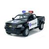 NEU 1:31 Chevrolet Colorado ZR2 Polizei Leichtmetall-Automodell mit Sound und Licht Rückzieher Kinderspielzeug Sammlerstücke Geburtstagsgeschenk
