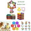3050100pcs Magnetic Building Blocks Set With Smooth Magnetic Connection And Colorful Shape Variety For Kids