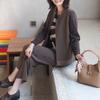 Shiz Madam Modern Double Zipper Cream Vest J31594
