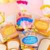 4Pcs/Set Pencil Erasers Cute Cartoon Realistic High Toughness Traceless Labor-saving Wipe Clean Christmas Gift Funny Toast Bread Kids Students Erasers