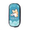 Student Cartoon Shiba Inu Pencil Case With Nylon Material For School Supplies