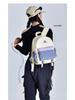 Korean Style Color Block Lightweight Large Capacity Casual Backpack for Outdoor Travel and Hiking