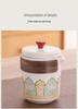 Portable Outdoor Kung Fu Tea Set - Engraved Logo for Business Gifts