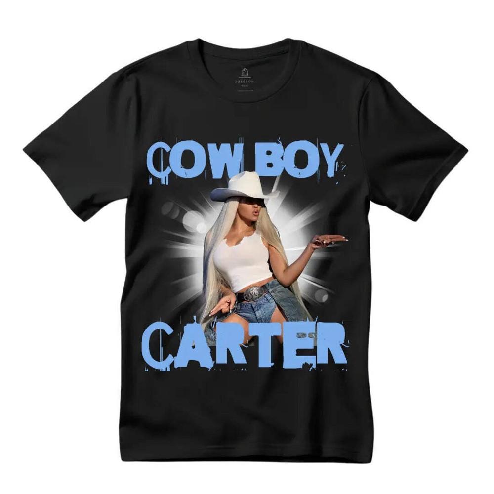 

Cowboy Carter Black T-ShirtEmpowering Fashion Statement Unisex T-Shirt XXXXL