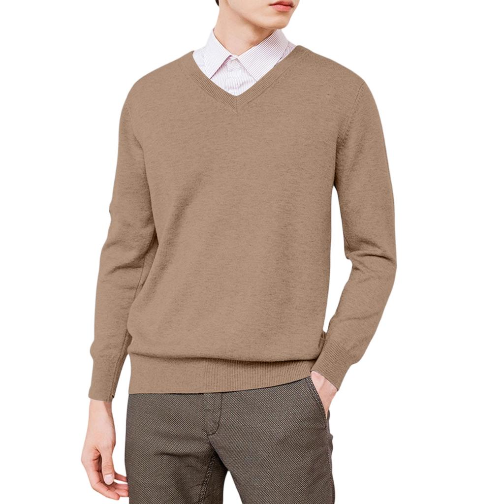 Men's V-Neck Leisure Keep Warm Sweater
