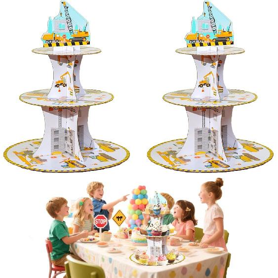 3 Tier Butterfly Cupcake Stand,Suitable for Butterfly Themes – Easy to Assemble& Reble(1Butterfly)