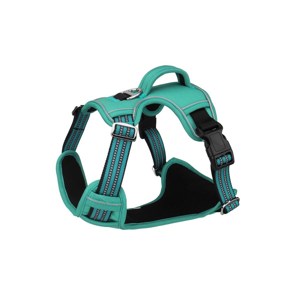 

Tactical Dog Harness for Large Dogs Adjustable Pet Harness Reflective Working Training Easy Control Pet Harnesses Woodland Camo S зелёный