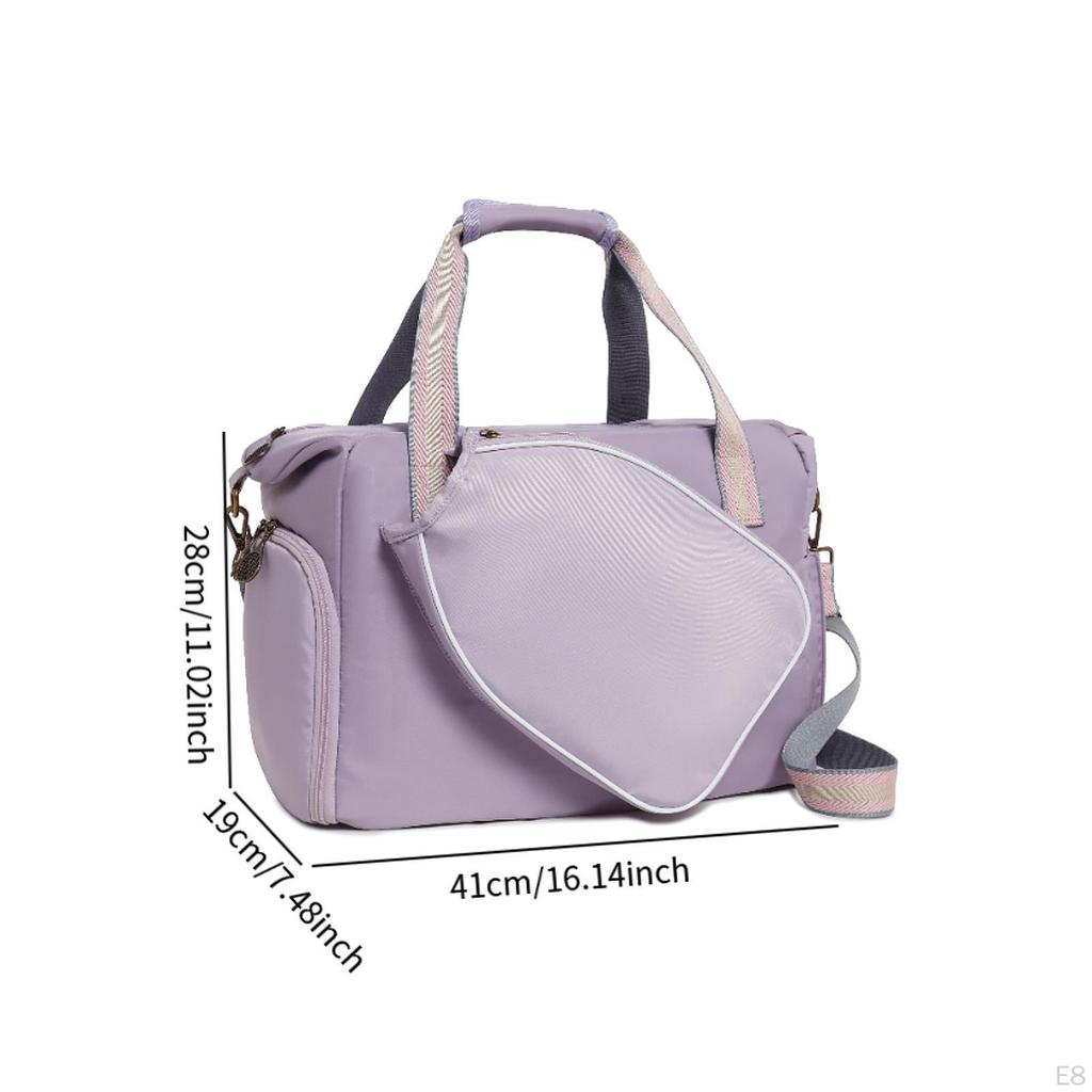 Pickleball Racket Bag Handbag Lightweight Multipurpose for Women Men Sport