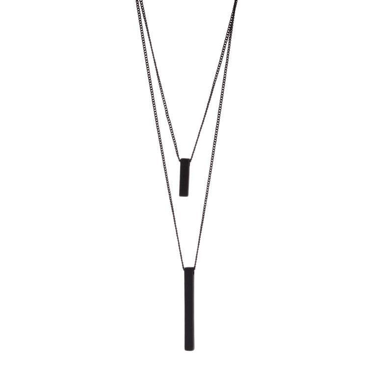 Japanese-Korean Style Versatile Simple Alloy Necklace for Women