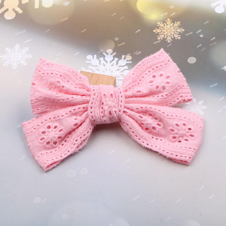 Kids' Lace Bow Hair Clip - Korean Style, Versatile DIY Accessory for Girls' Ponytails
