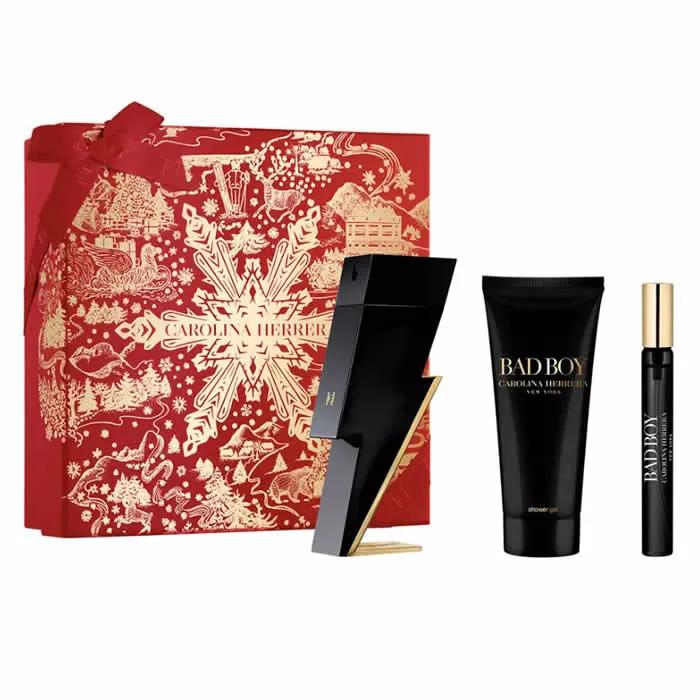 

Carolina Herrera Bad Boy Eau De Toilette Spray 100 мл Набор из 3 предметов