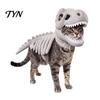 Abbigliamento Scheletro 3D Luminescente al Buio, Costume da Dinosauro per Animali Domestici, Abbigliamento, Cappello Morbido Peluche di Halloween, Abito Dinosauro per Cani Gatti, Cosplay Festa di Natale