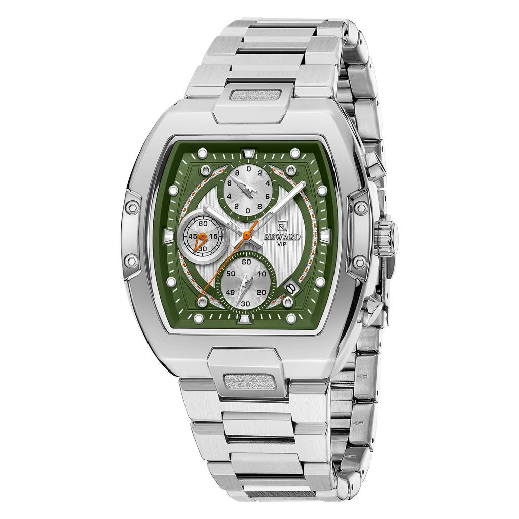 Watch for Man Tonneau New Style Fashion travels Outdoors Sport Chronograph Quartz Watch Original Male Gift Clock 2025