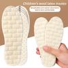 Children's Winter Wool Latex Insoles – High Elasticity, Shock Absorption, and Breathable Comfort