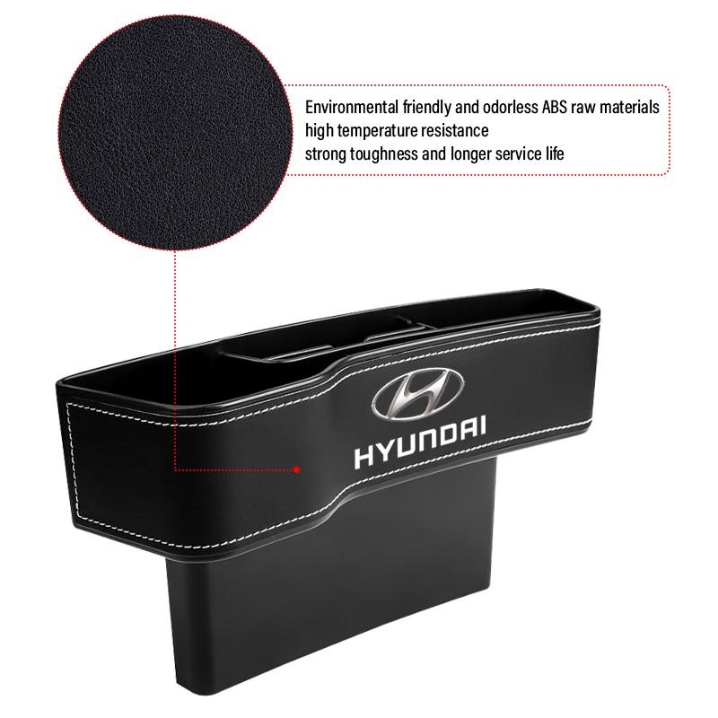 2Pcs Multifunction Car Seat Organizer Seat Crevice Storage Box Auto Goods For Hyundais H-1 I40 I30 I20 I10 IX35 IX25 Tucson Getz Terracan Accent