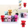 Adorable Teddy Bear Plush Toy Keychain Soft Stuffed Animal Doll Cute Gift