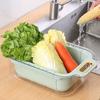 Extendable Over Sink Colander Double Layers Retractable Drainer Basket for Home Kitchen