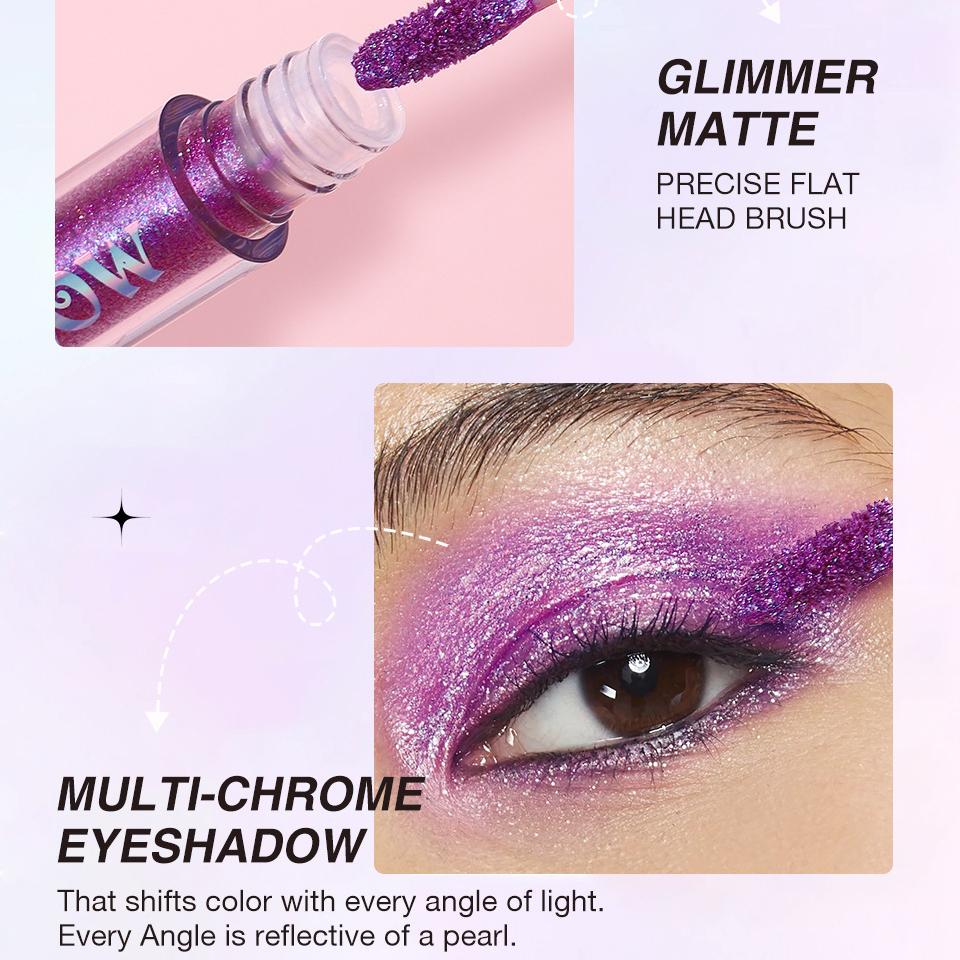 Shine Diamond Eye Shadow Cream Glitter Glow Metallic Eyeshadow Palette Long Lasting Shimmer Pigmented Liquid Eyeshadow Cosmetics