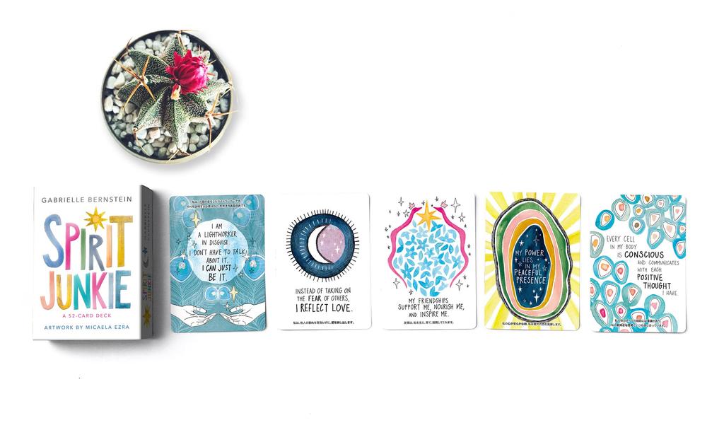 I.I.J Oracle Cards Spirit Junkie Cards Japanese Version Affirmation Message Fortune Telling