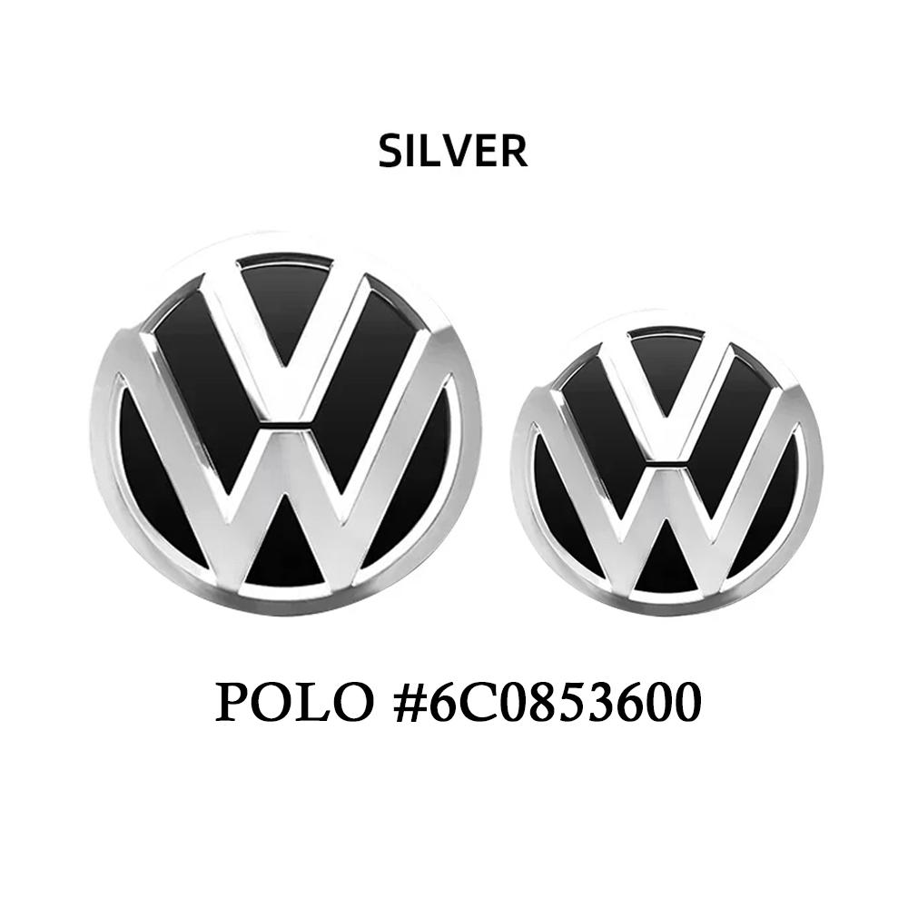qqq- Replace 2pc Car Front Grille Badges Cover Rear Trunk Emblem Covers Stickers For Volkswagen VW GTI Golf 5 MK6 Golf 7 MK7.5