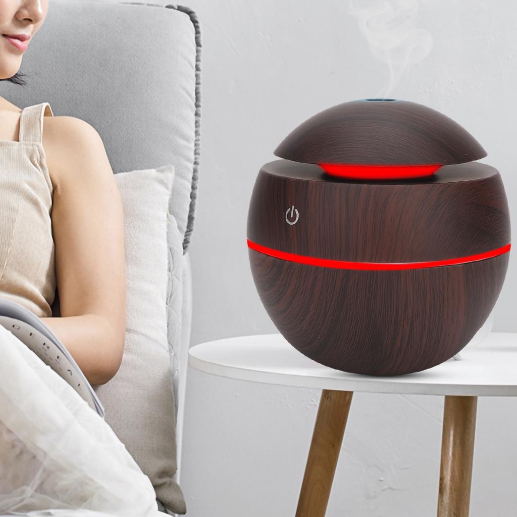 Round Ball Shape USB Plug In Aroma Diffuser Humidifier Air Purifier