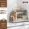 2-Tier Countertop Kitchen Storage Rack