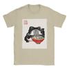 Men Funny Grumpy Frog Ramen Kawaii Ink Painting Japanese T Shirt  Cotton Clothing Funny Short Sleeve Round Collar Tees TShirts