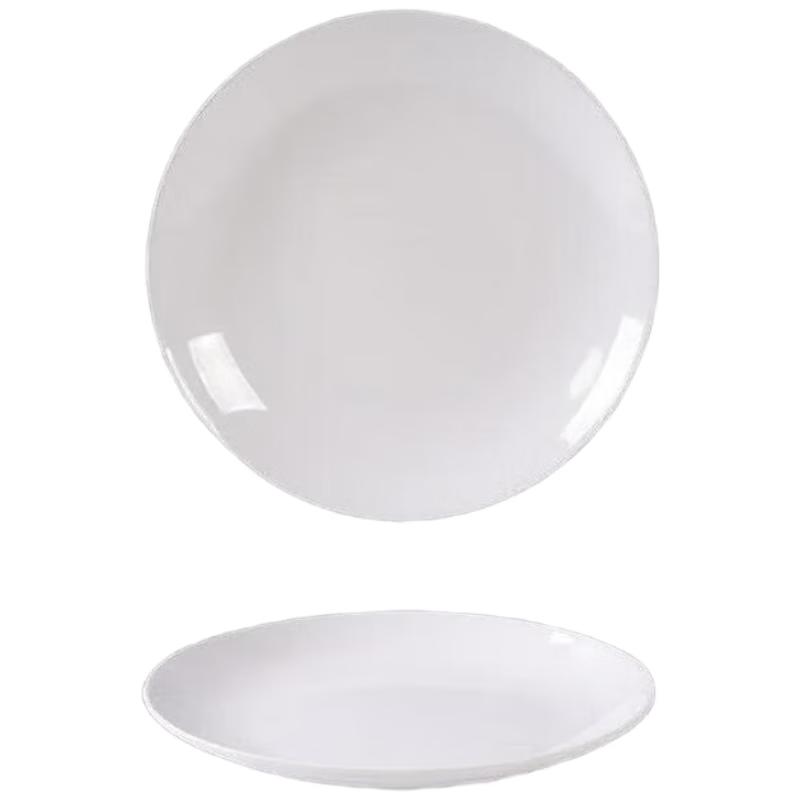 Huihuang 9-inch Melamine Shallow Round Dinner Plate