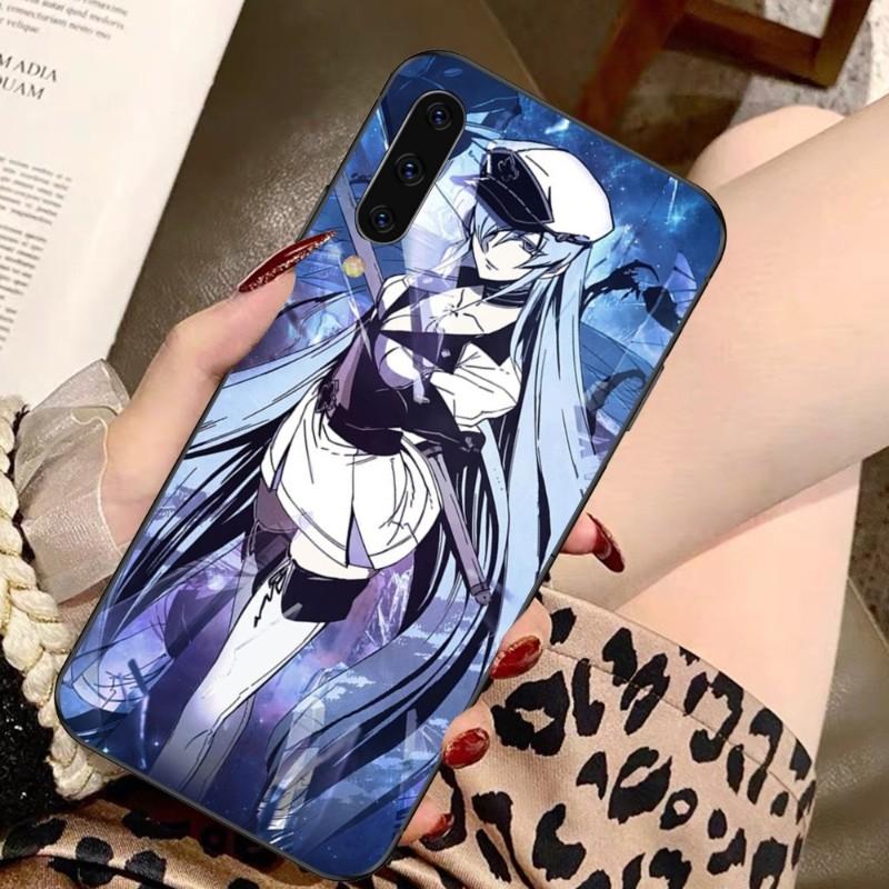 Akame Ga Kill Esdeath Telefondeksel For Samsung A91 A81 A73 A72 A71 A30S A20 A12 A13 A52 A53 4G 5G Mykt Svart Telefondeksel