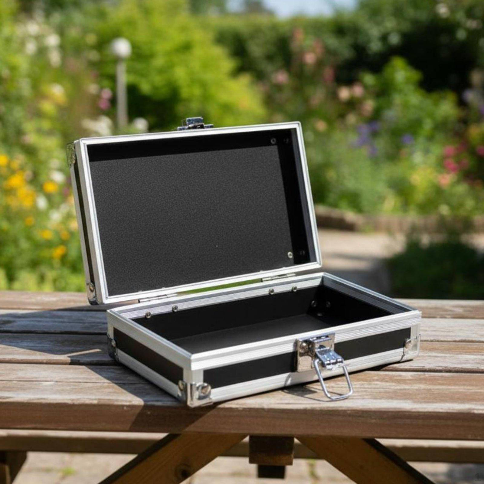 Aluminum MultiFunctional Portable Equipment Case Metal Storage Box for Travel Empty Empty Box