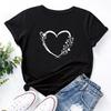 2025 New Style Women's Cute T-shirts Breathable Short Sleeved Tops Ladies Home Outdoor Casual Sports O-neck Tees