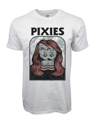 T-SHIRT BIANCA GRAFICA PIXIES