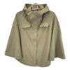 Support Surface Khaki Noblemantle Nylon Venetian Poncho Hooded Jacket Jacket 2 khakiUsed