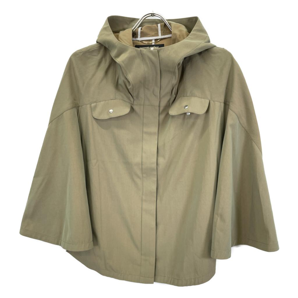 Support Surface Khaki Noblemantle Nylon Venetian Poncho Hooded Jacket Jacket 2 khakiUsed