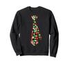 Christmas Tie Tie - Men's Christmas Red Buffalo Check Tie Sweatshirt