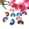 Rainbow Silicone Baby Teether - DIY Cartoon Teething Toy for Infants
