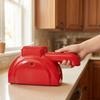 Handheld Waffle Maker DoubleSided Heating Rotating Iron Foldable Kitchen Appliance for