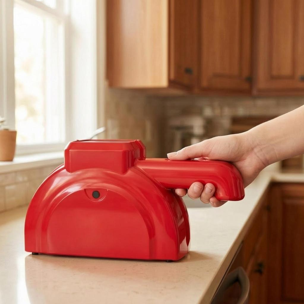 Handheld Waffle Maker DoubleSided Heating Rotating Iron Foldable Kitchen Appliance for