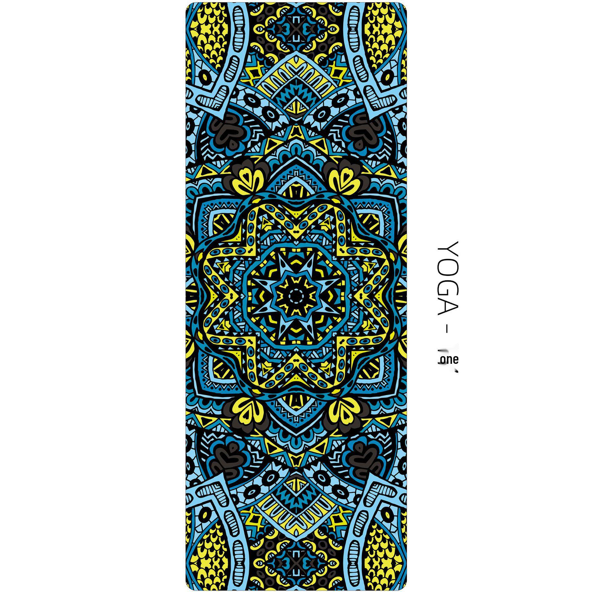Customizable Natural Rubber Yoga Mat with Design Options 1830x680x1.0MM