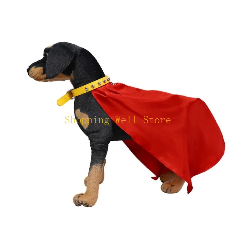 KX4B Winter Dogs Capes Soft Thickened Fabric Warm Pet Cloaks For Cold Weather