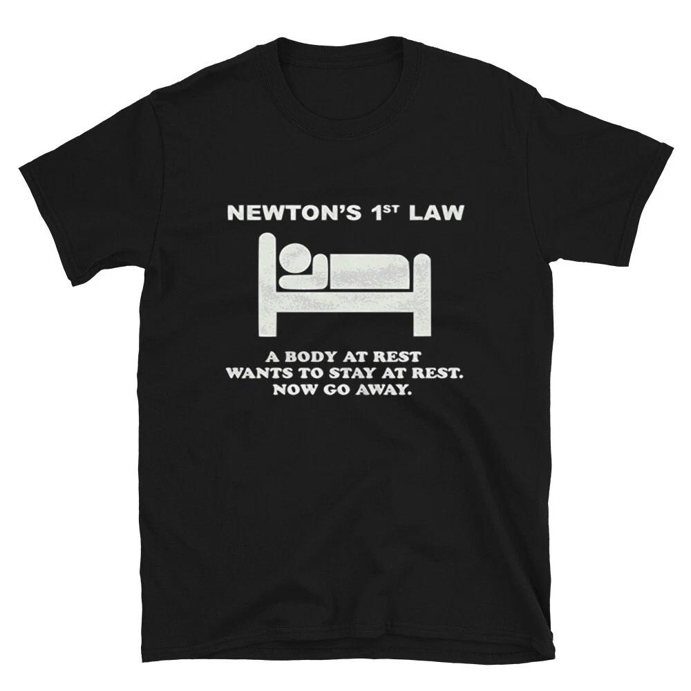 Nutons 1st Law Funny Adult Humor T-Shirt 2XL