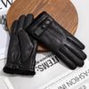 Paikang Genuine Sheepskin Leather Full Finger Riding Gloves for Autumn and Winter