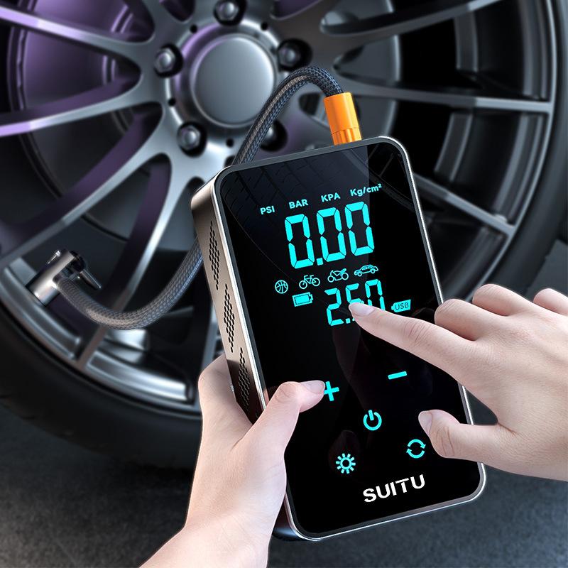 Car Mounted Inflation Pump Wireless Intelligent Inflation Pump Inflation Pump Tire Inflation Pump Hand In Hand Handheld