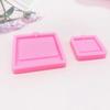 Photo Frame Epoxy Resin Keychain Mold Cat Dog Tag Pendant Silicone Mould For DIY Casting Crafts Jewelry Making Accessories