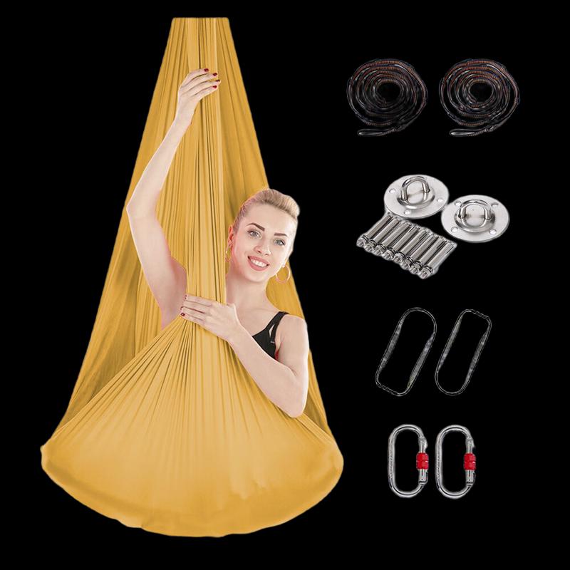 Elastic Aerial Yoga Hammock Set Standard
