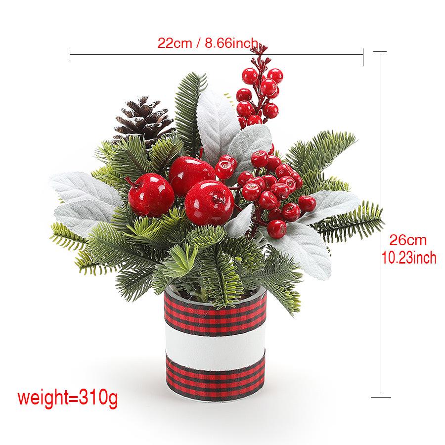 Luminous Mini Christmas Tree Set - Desktop Decoration and Gift