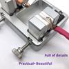 Heavy-duty Aluminum PCB DIY Welding Clamp With Temperature-resistant Jaw For Circuit Board Mounting Wire Conductor Clamp