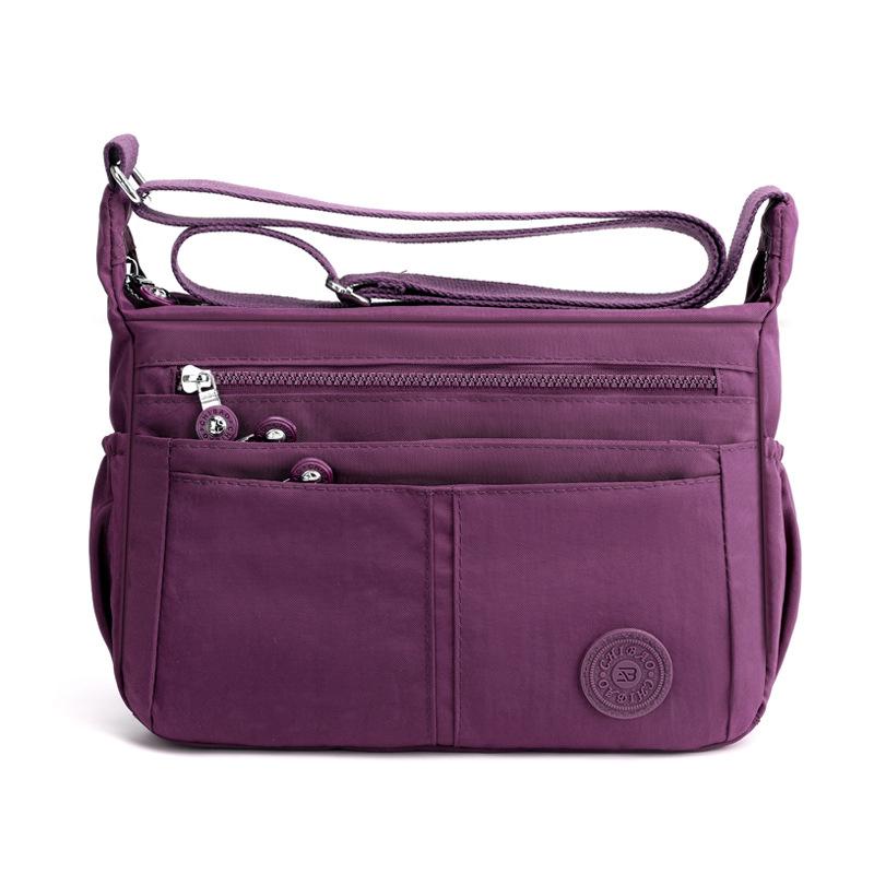 2025 Nylon Women Messenger Bags Waterproof Zipper Package Canvas Travel Crossbody Bag Fashion Female Totes Shoulder Bag