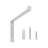 Staffe per Scaffali Industriali a L Staffe Metalliche Robuste per Mobili a Parete Sistema Organizzatore per Cucina